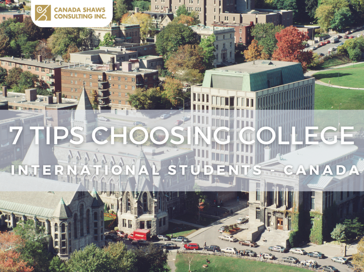Tips Choosing College International Students Canada