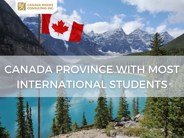Canada province with most international students