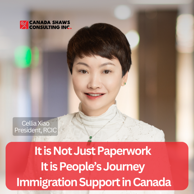 It is Not Just Paperwork - It is People’s Journey: Immigration Support in Canada At Canada Shaws, success is not just about approval rates, it is about walking alongside our clients, understanding their unique challenges, and finding the right path forward. Behind every file is a story, and our team is committed to treating each case with care, flexibility, and expertise. In her own words, Senior RCIC and Canada Shaws President Cellia Xiao shares her perspective on what truly makes the difference in our work: “At Canada Shaws, we are always aiming to improve our success rate, but that doesn’t mean pressuring clients to provide documents they genuinely can’t access. From the very beginning, it is essential that we assess each client’s background carefully and determine whether they are a qualified candidate. Once a file is transferred to the case team, flexibility becomes key. If a client cannot provide a specific document, for example, proof of funds, our role is to guide them through possible alternatives. That might mean preparing an explanation letter, involving a relative, or finding other viable options. We must keep moving forward, not pause the process until the client gives up. We are not the government. We are not a school admissions office. Our value lies in our ability to provide professional, personalized solutions. Yes, we explain the official requirements, but more importantly, we help clients find a way forward when they hit roadblocks. That’s why they hire us. If all we did was follow the checklist on a government website, our role would be replaceable. But we bring strategy, critical thinking, and care to each case. When clients can’t meet certain requirements, we don’t stop, we adapt. We plan. We solve. That’s what sets us apart.” At the heart of Canada Shaws is a simple promise: to treat every case as if it were our own. Whether it is helping a student pursue their dream, guiding a family through a big move, supporting professionals who want to work in Canada, or assisting entrepreneurs in establishing or expanding their businesses, we are here to provide more than just a service. We offer strategic, personalized solutions that create real impact. If you are exploring your options to study, work, invest, or settle in Canada, our experienced team is here to guide you every step of the way with care, clarity, and commitment.