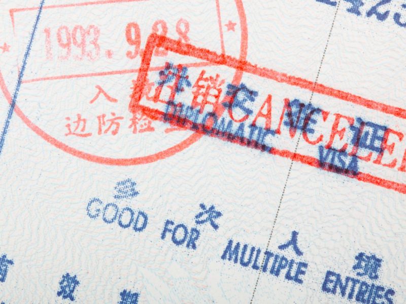 china stamp on passport