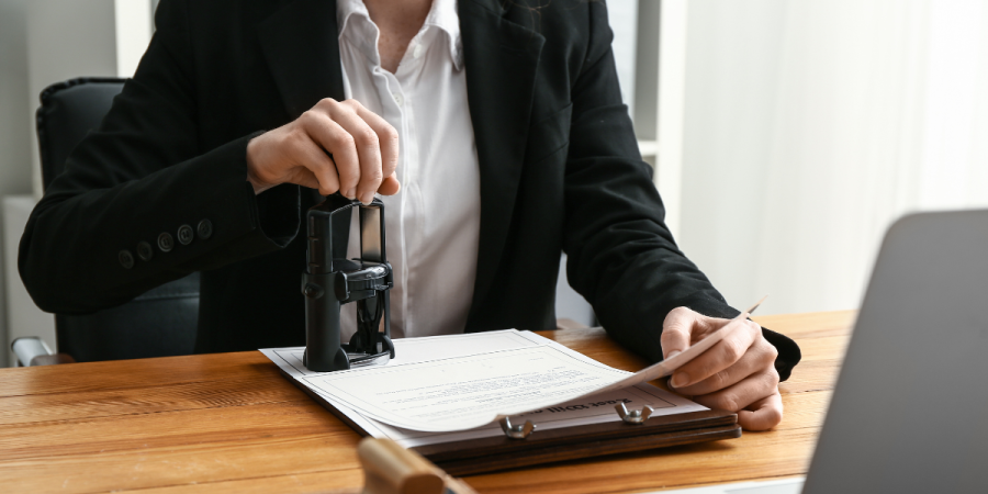 official stamping documents to help immigrants prepare for canada pr