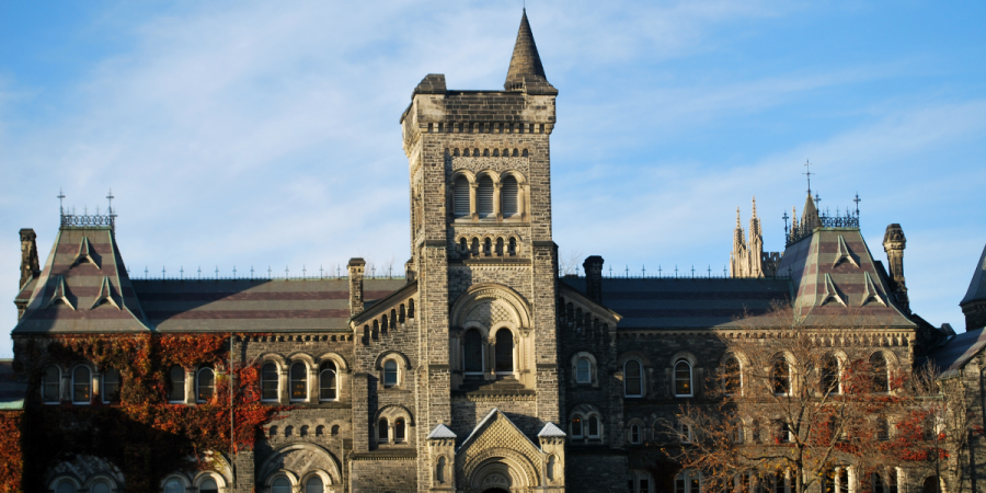 historic university building in canada representing phd scholarships