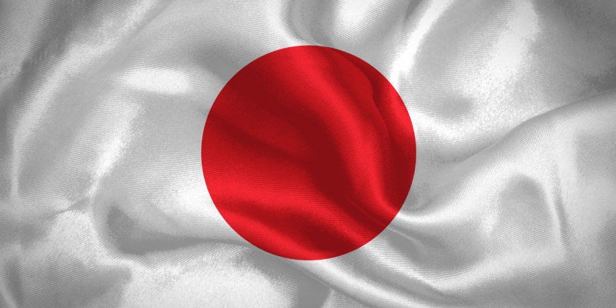 japan national flag with red circle