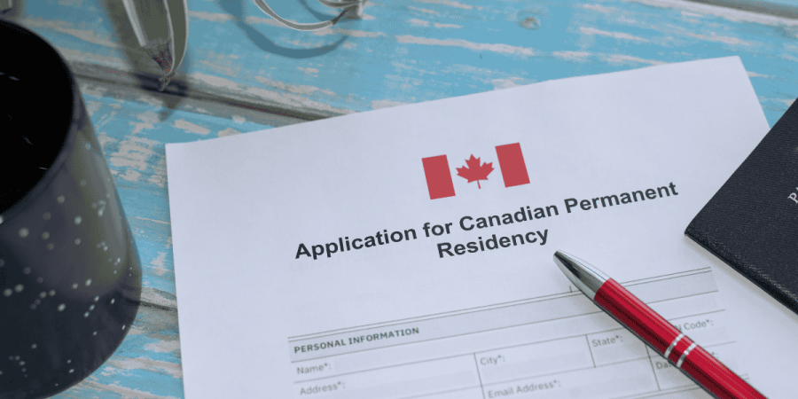 canadian permanent residency application form for maple leaf card