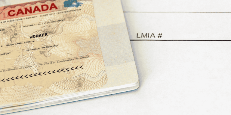 canadian work permit and lmia document for workers transitioning from lmia to pr