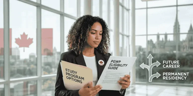 best programs for pgwp, student reviewing study options and eligibility guide