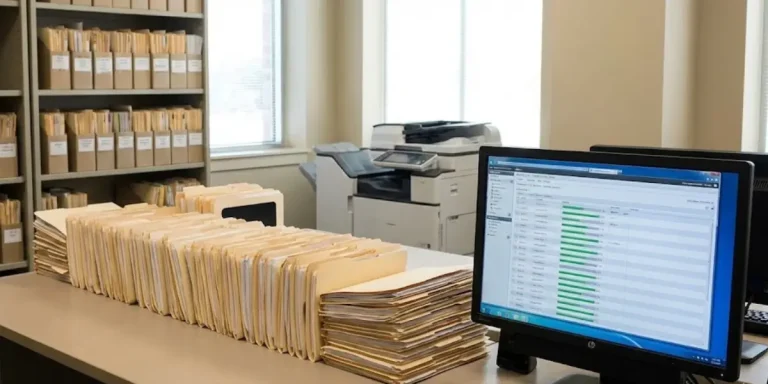 immigration backlog 2026 shown through delayed application files and processing systems
