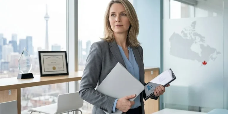 ontario exceptional talent stream 2026 award-winning professional in toronto office setting
