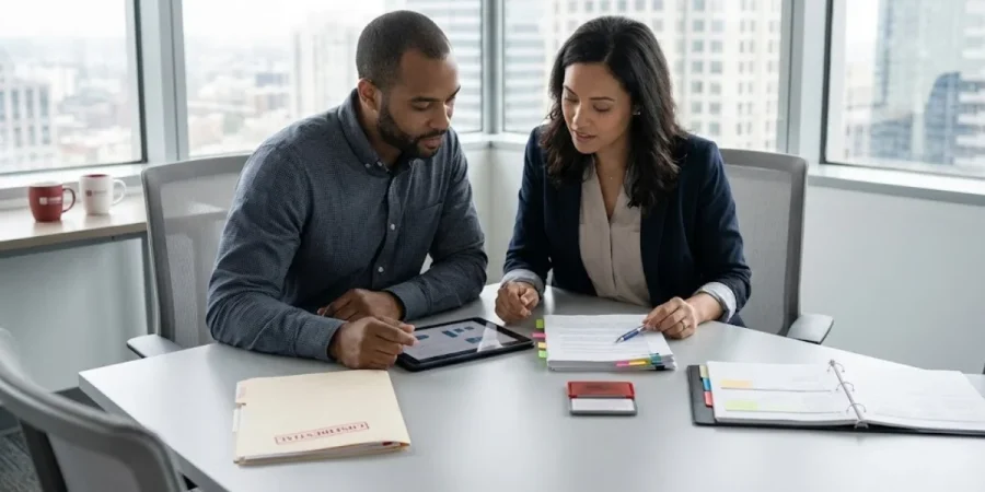 canada immigration trends 2026 consultant and client review compliance documents in office
