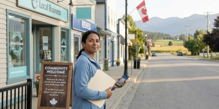 Rural Community Immigration designated communities list 2026 newcomer holding job offer in rural canada