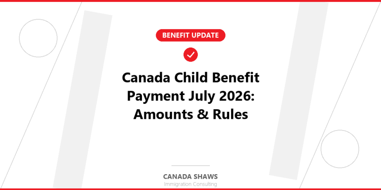 Canada Child Benefit payment