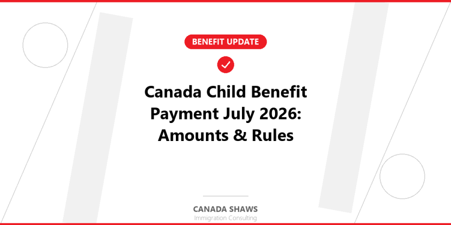 Canada Child Benefit payment