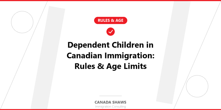Dependent children in Canadian immigration