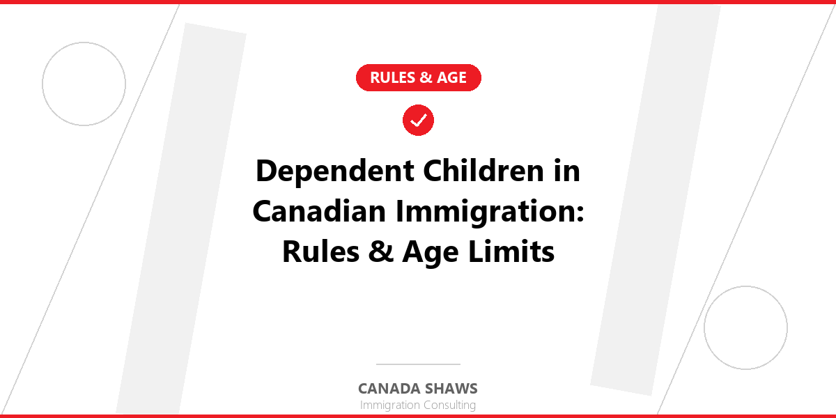 Dependent children in Canadian immigration