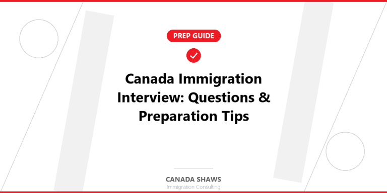 Canadian immigration interview